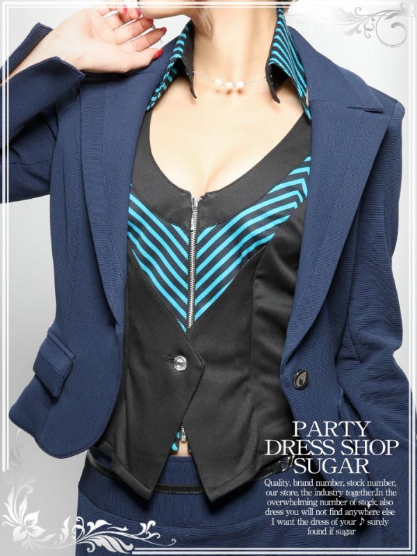 画像4: 【Lucia/ルシア】［スーツ/日本製］グログラン生地の風合いが上質感アップ♪♪スーツ3点セット*Sサイズ