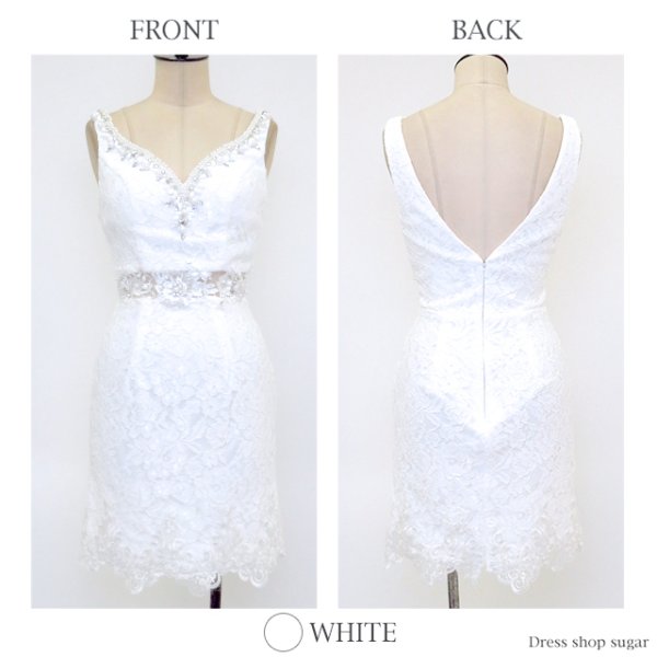 画像11: 【Lip line/リップライン】人気のフラワー総レースがラグジュアリーに魅せる♪☆ミニワンピキャバドレス[HC03]