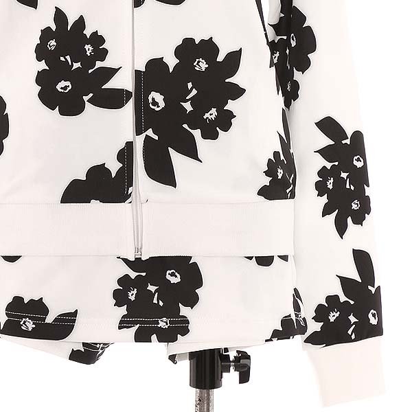 画像9: 【小物SALE】SALE！【ルームウェア】モノトーンフラワージャージ/スウェット/部屋着/パジャマ/セットアップ・3サイズ[HC02]