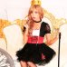 画像4: 値下げ商品!【ハロウィン2点セット】 ハートモチーフ/ブラックドレスコスプレセット[YMT]