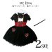 画像9: 値下げ商品!【ハロウィン2点セット】 ハートモチーフ/ブラックドレスコスプレセット[YMT]