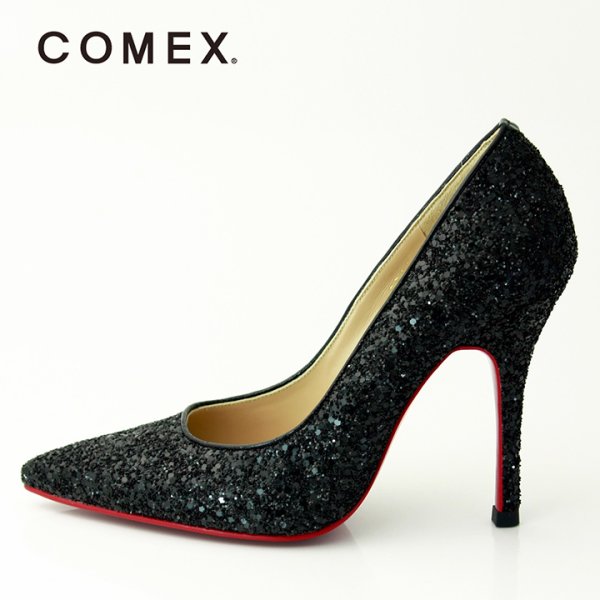 画像8: 【COMEX】ゴージャスなグリッターラメがラグジュアリーな足元に☆ポインテッドトゥパンプス☆10.5cm[OF02]