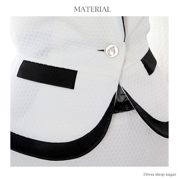 画像15: ☆再入荷【Giselle/ジゼル】人気のバイカラー♪インナーデザインが印象的な3点セットキャバスーツ♪s1GI1610