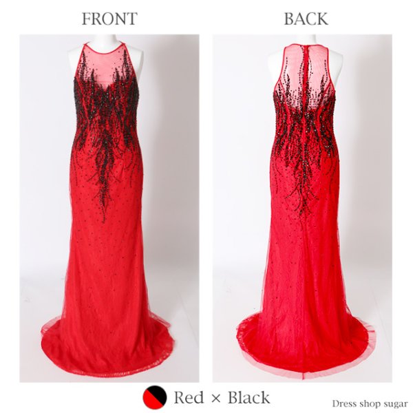 画像8: 【Lip line/リップライン】美しいビジュー使いがラグジュアリー♪アメスリロングキャバドレス・s6B1612long[HC03]