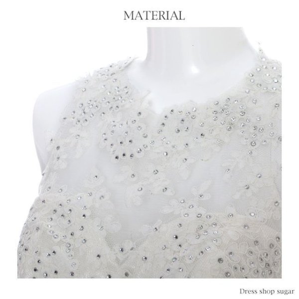 画像12: 【Lip line/リップライン】レースｘビジューフレアミニキャバドレス・s6B1701[HC03]