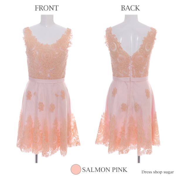 画像10: 【Lip line/リップライン】レース刺繍xフレアミニキャバドレス♪s6B1704[HC03]