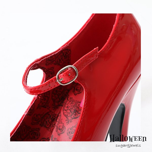 画像5: 【ハロウィンコスプレ/小物/パンプス】レッドエナメルパンプス[HC03]