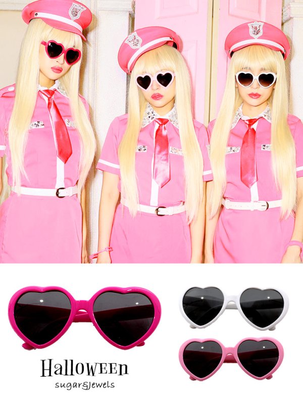 画像9: 【ハロウィンコスプレ/小物】ハートサングラス/3カラー(jSB1609)[HC03]