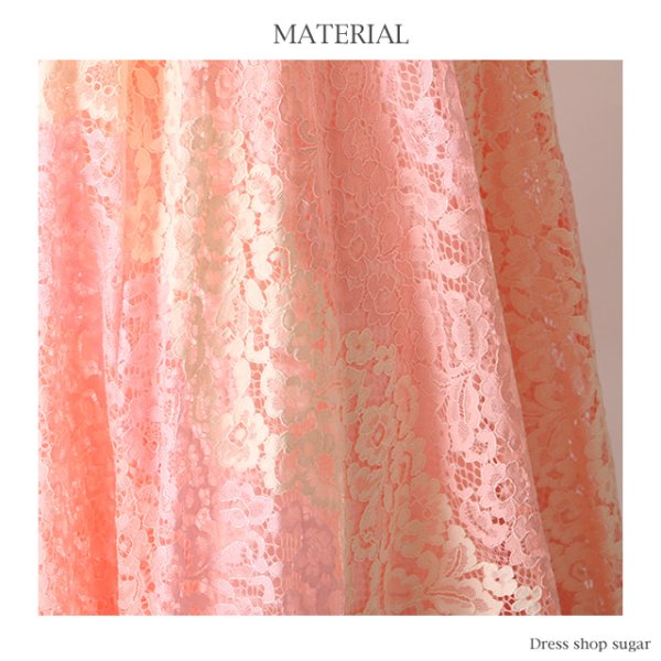 画像8: 【ANGEL R/エンジェルアール】ビジューxフルレースAラインベアロングキャバドレス/Sサイズ・s1AR1706long[OF2]