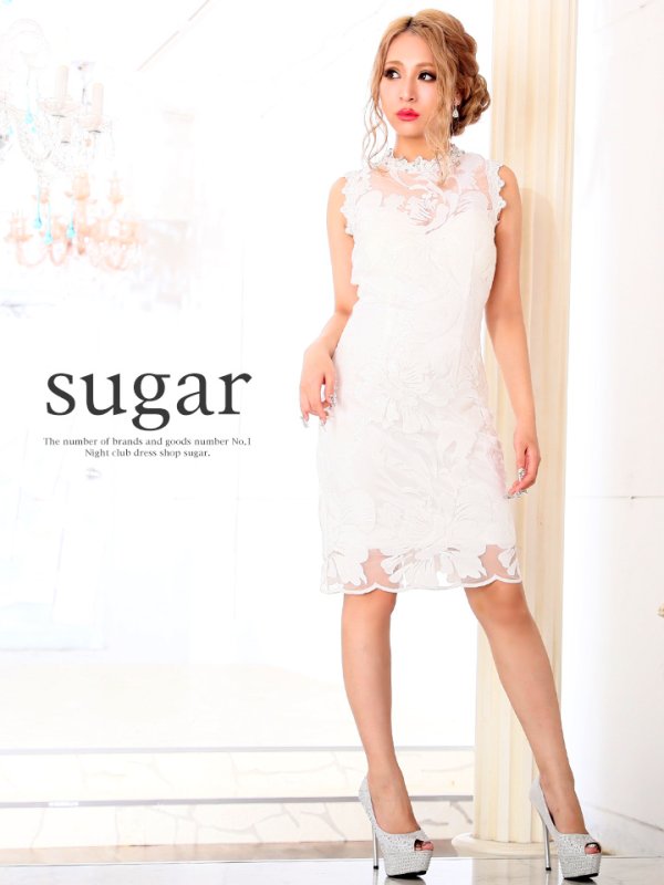 画像4: ☆人気の為再入荷☆【Alice/アリス】スパンコールレースノースリタイトミニキャバドレス♪s1F1707【HC03】