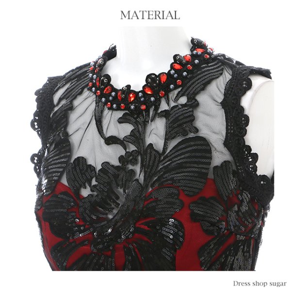 画像12: ☆人気の為再入荷☆【Alice/アリス】スパンコールレースノースリタイトミニキャバドレス♪s1F1707【HC03】