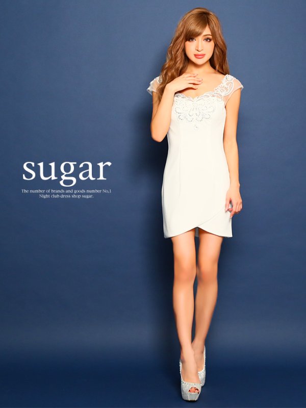 画像4: ☆再入荷☆【Lip line/リップライン】胸元ビジュータイトミニキャバドレス・s6B1708[HC03]