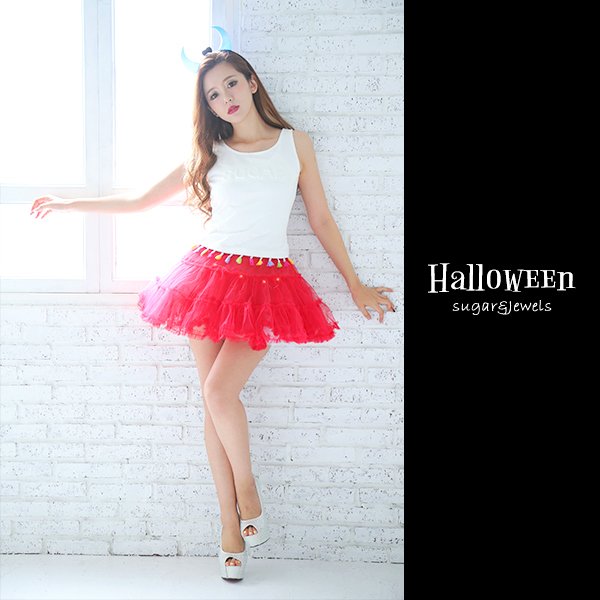 画像3: 【SALE!!】【ハロウィンコスプレ】フェスにも使えるカラフルフリンジタンクトップ[HC03]