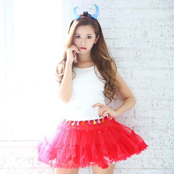 画像11: 【SALE!!】【ハロウィンコスプレ】フェスにも使えるカラフルフリンジタンクトップ[HC03]