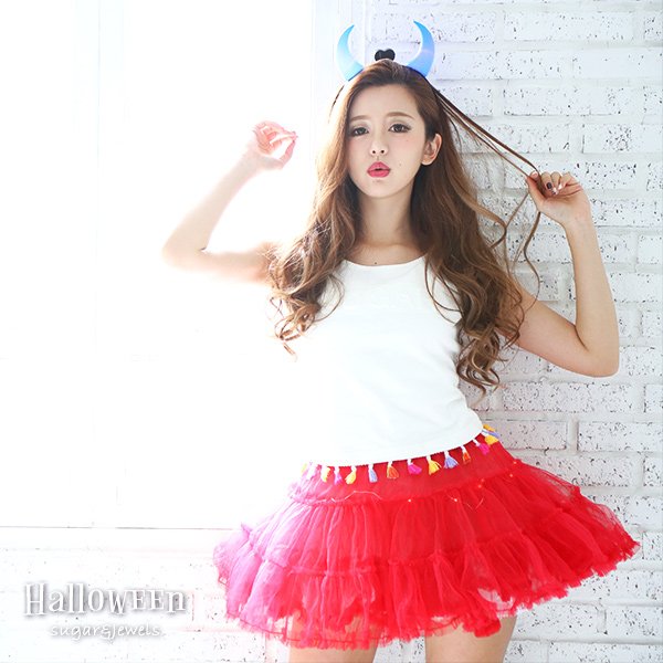 画像5: 【SALE!!】【ハロウィンコスプレ】フェスにも使えるカラフルフリンジタンクトップ[HC03]