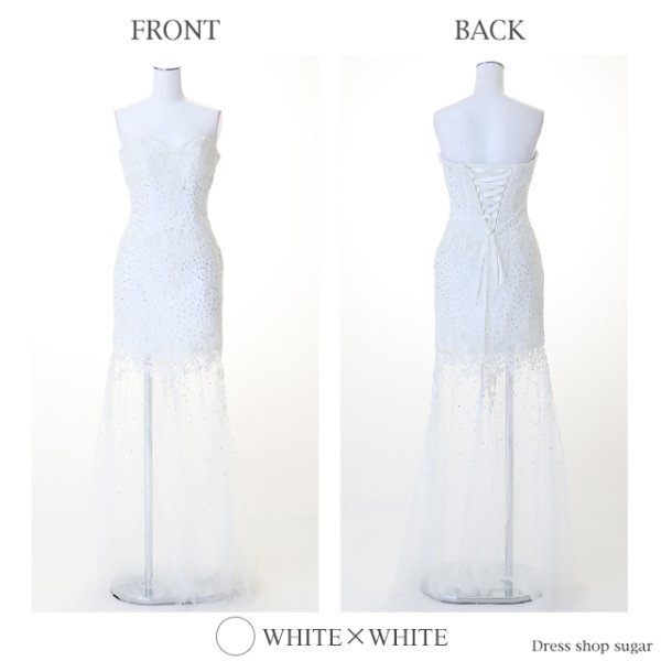 画像11: 【Lip line/リップライン】ケミカルレース/ベア/ロング/キャバドレス[HC03]