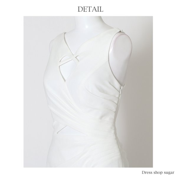 画像8: 【Lip line/リップライン】バストxウエストカット/大胆スリット/ロングドレス /キャバドレスlong[HC03]