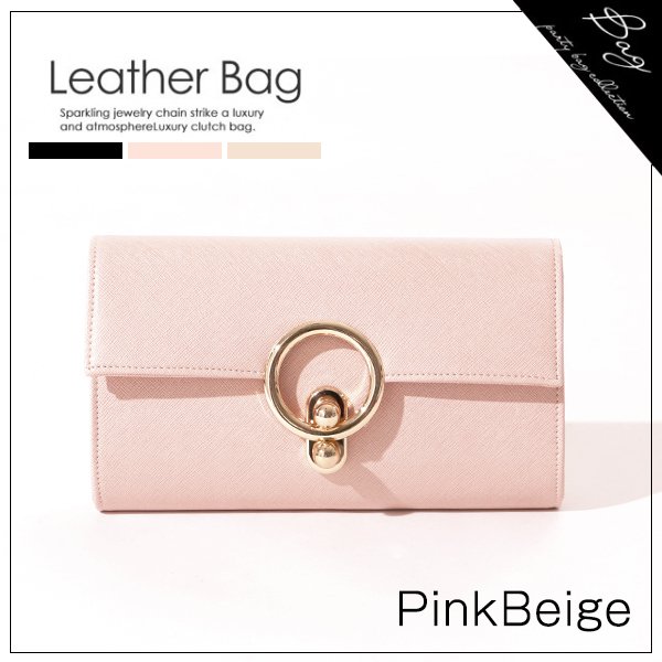 画像3: 【BAG】2WAY/ チェーン/ フェイクレザー/ フォーマル/ ハンドバッグ【3カラー】[OF04]