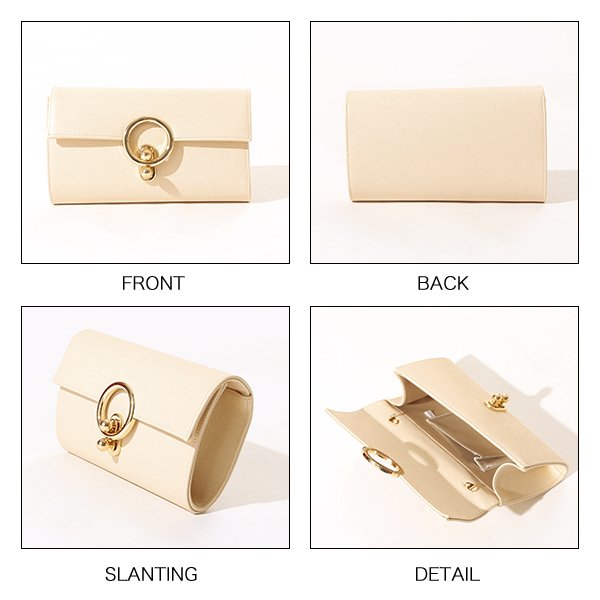 画像6: 【BAG】2WAY/ チェーン/ フェイクレザー/ フォーマル/ ハンドバッグ【3カラー】[OF04]