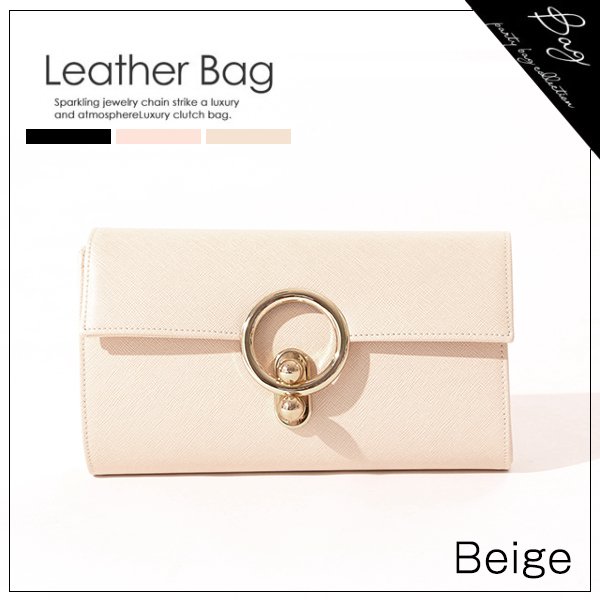 画像4: 【BAG】2WAY/ チェーン/ フェイクレザー/ フォーマル/ ハンドバッグ【3カラー】[OF04]