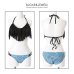 画像8: SALE！【ビキニ】【水着】フリンジホルター×ペイズリー ビキニ[YMT]