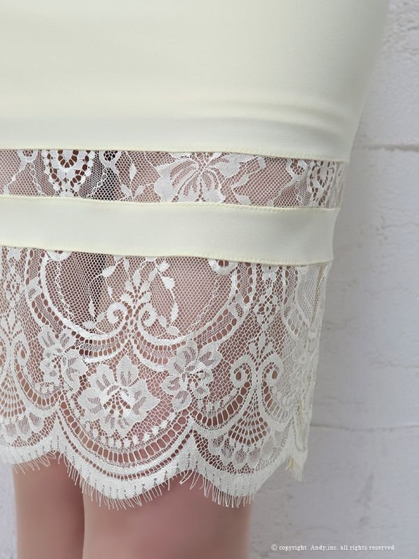 画像7: 訳あり商品☆レース破れ☆セール価格13,800円(税抜)より更に値引き【ANDY/アンディ】レースデザイン/七分袖/タイト[OF05]