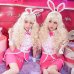 画像7: 【値下げ！】【ハロウィンコスプレ5点セット】ピンクドールバニー【S-XLサイズ/1カラー】（ W001795/ SAMU20P）[YMT]
