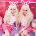 画像3: 【値下げ！】【ハロウィンコスプレ5点セット】ピンクドールバニー【S-XLサイズ/1カラー】（ W001795/ SAMU20P）[YMT]