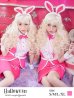 画像1: 【値下げ！】【ハロウィンコスプレ5点セット】ピンクドールバニー【S-XLサイズ/1カラー】（ W001795/ SAMU20P）[YMT] (1)