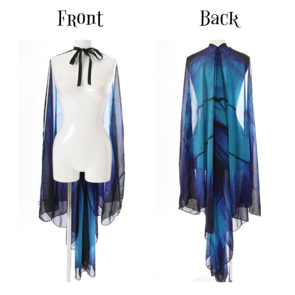 画像10: 【値下げ！】即日発送！【ハロウィン】フェスにもオススメ！インスタ映え確実な蝶々コスプレ【フリーサイズ/2カラー】（S709OMBRE BxP_BxBL）[OF01]