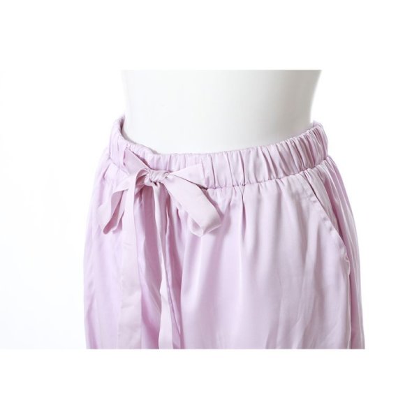 画像16: 【小物SALE】SALE！【ルームウェア】シルクタッチサテンシャツパジャマ | ロングパンツタイプ[HC02]