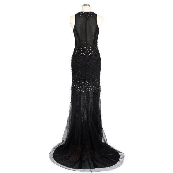 画像7: 【ANGEL R PREMIUM】ノースリーブ/メッシュ/高級ライン/ロング/ミニドレス /キャバドレス long[OF2]