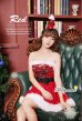 画像4: 【即日発送】【クリスマスコスプレ4点セット】【Malymoon/マリームーン】レースアップxウエストリボンサンタコスプレ【フリーサイズ/8カラー】[YMT]