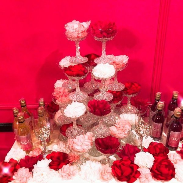 画像3: 【雑貨:グラス】キラキラと光るビジューが散りばめられたシャンパングラス【HC02】