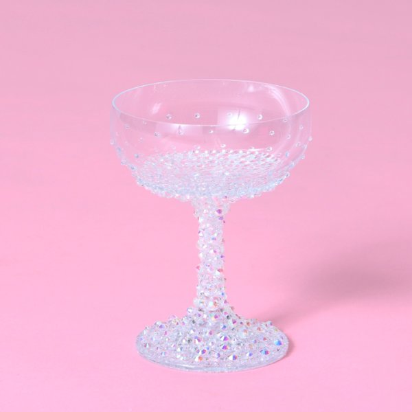 画像5: 【雑貨:グラス】キラキラと光るビジューが散りばめられたシャンパングラス【HC02】