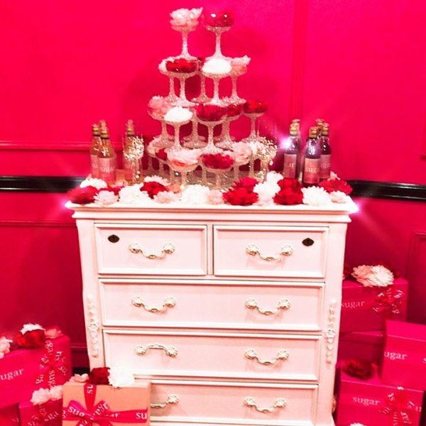 画像4: 【雑貨:グラス】キラキラと光るビジューが散りばめられたシャンパングラス【HC02】