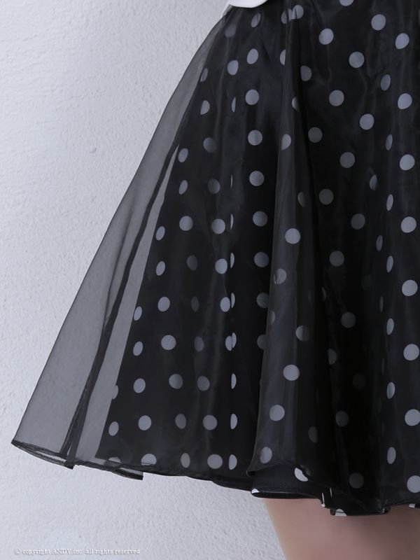 画像8: 【an】オフショル/ドット/クロスデザイン/セットアップ/キャバドレス[OF05]