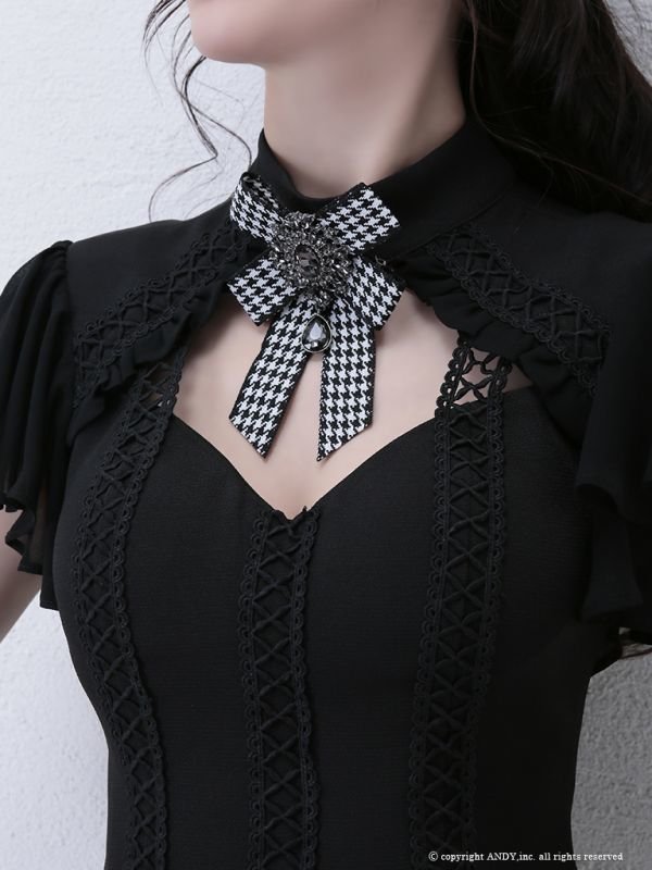 画像6: 【an/アン】ブローチネック/ セットアップ/ フラワースカート/ キャバドレス[OF05]