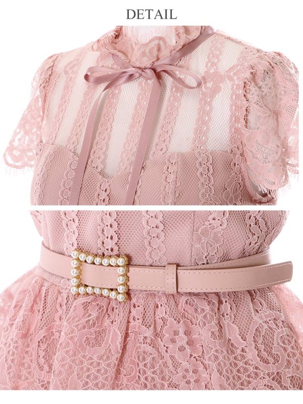 画像11: 【ANDY/アンディ】ハイネック/レース/ペプラム/タイト/キャバドレス[OF05]