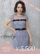 【決算SALE開催中！! 】【ANDY/アンディ】シースルー/ フラワーレース/ タイト/ミニドレス /キャバドレス[FB03]