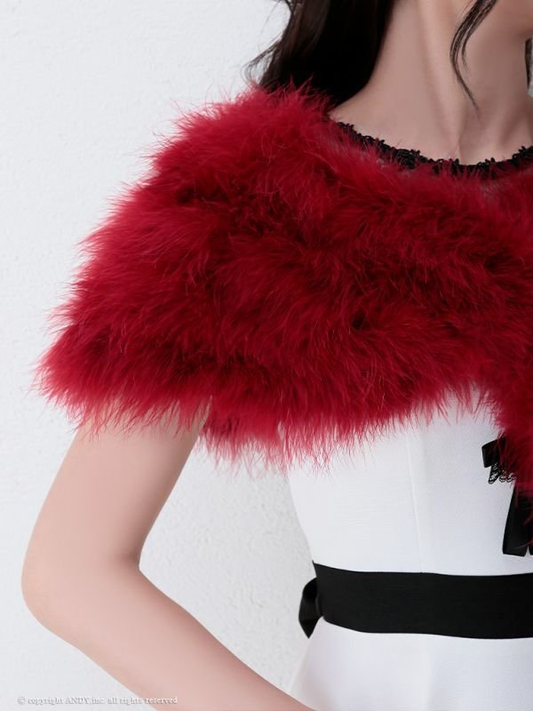 画像5: KANSAI COLLECTION 2019 A/W出店商品【an　ファー】マラボー/ ファー/ ショール[OF05]