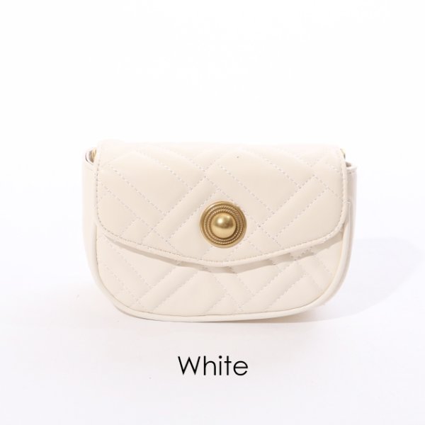 画像4: キルティングデザインミニショルダーバッグ【3カラー】[OF04]