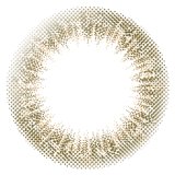 【レリッシュ/エフォートレスカーキ】度なし/度あり（1箱10枚入）/1日使い捨てカラーコンタクト【カラコン】