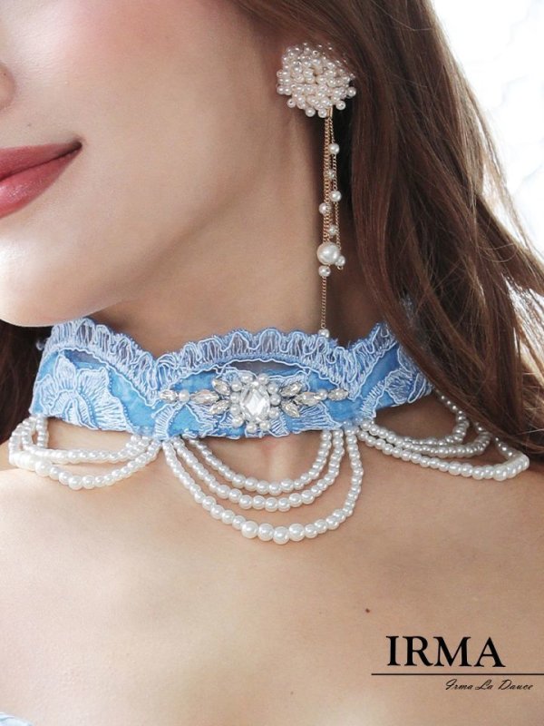 画像5: sugar限定カラーあり★Lサイズあり!!【IRMA/イルマ】チョーカー/ オフショル/ シアーレース/ タイト/ ミニドレス/ キャバドレス[HC03]