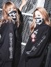 画像1: 【値下げ！】【即日発送】黒ギャングコスプレセット【ハロウィン2点セット】[YMT] (1)