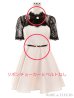 画像5: 訳あり商品☆汚れあり/付属品なし☆【ROBE de FLEURS/ローブドフルール】ローズジャガード /レース切替 /フレア/キャバドレス[OF2]