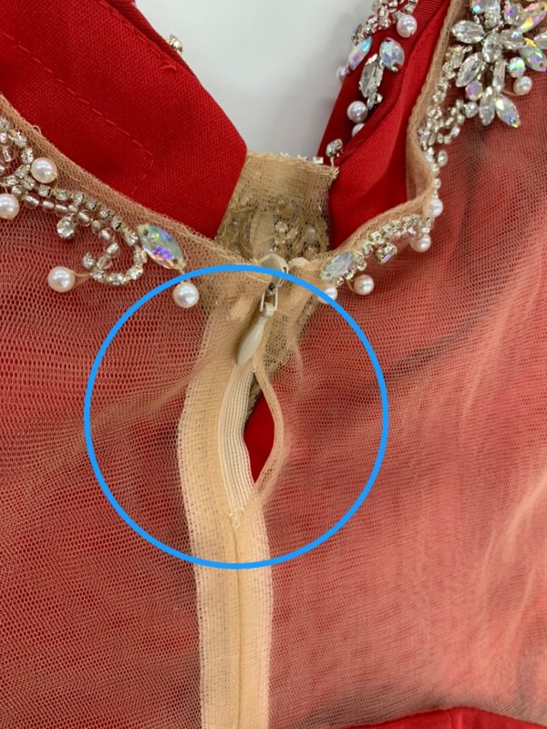 画像4: 訳あり商品☆破れあり☆【ANGEL R/エンジェルアール】バストビジュー/ レース/ バックシースルー/ タイト/ ミニドレス/ キャバドレス[OF2]