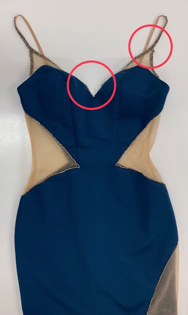 画像6: 訳あり商品☆ビジュー取れ☆【ANGEL R/エンジェルアール】ダイヤ/ カッティングシアー/ タイト/ ミニドレス/ キャバドレス[OF2]