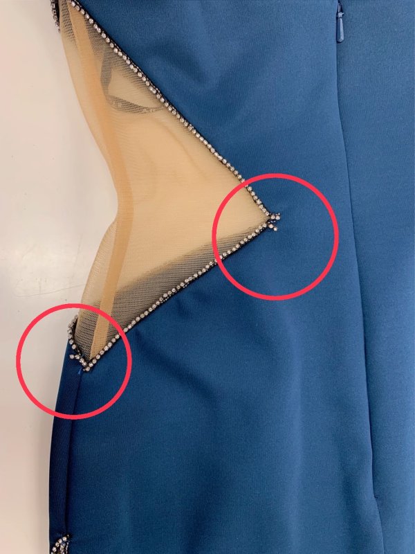 画像10: 訳あり商品☆ビジュー取れ☆【ANGEL R/エンジェルアール】ダイヤ/ カッティングシアー/ タイト/ ミニドレス/ キャバドレス[OF2]