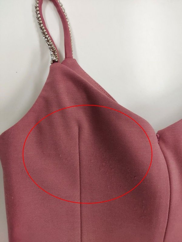 画像5: 訳あり商品☆背面毛羽立ちあり☆【Glossy/グロッシー】ウエストシースルーレース/ ストレッチ/ ビジュー/ キャミソール/ タイト/ ミニドレス/ キャバドレス[OF2]